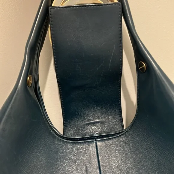 Teal Blue Bvlgari Chandra Bag - Picture 6 of 11